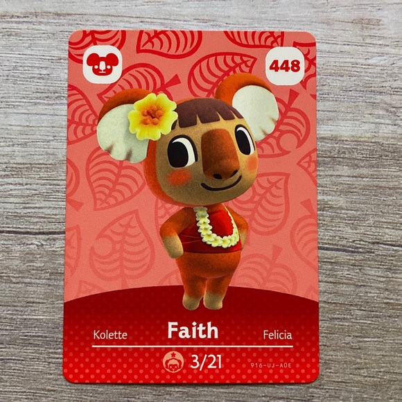 Genuine Animal Crossing Amiibo Faith - Picture 1 of 5